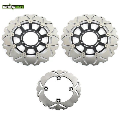 Front Rear Brake Rotors For TRIUMPH DAYTONA 675 R 11-12 STREET TRIPLE 675 07-12 - Image 1 of 4