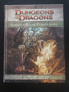 FORGOTTEN REALMS PLAYER'S GUIDE D&D 4th RPG Dungeons and Dragons Hardback - Picture 1 of 7