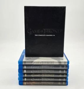 Game of Thrones Seasons 1-6 Blu-ray Complete Series Set – VG Tested - Picture 1 of 5