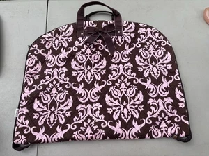 Belvah Kleidertasche gesteppt rosa / braun Reise - Bild 1 von 18