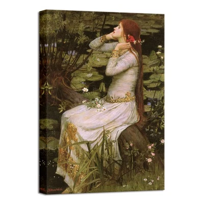 Canvas Wall Art John William Waterhouse Canvas Prints - Water Lilies Poster - Image 1 of 4