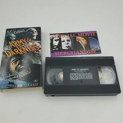 Army Of Darkness (VHS, 1992) Bruce Campbell Universal Horror Good Condition  Foto 1 de 4