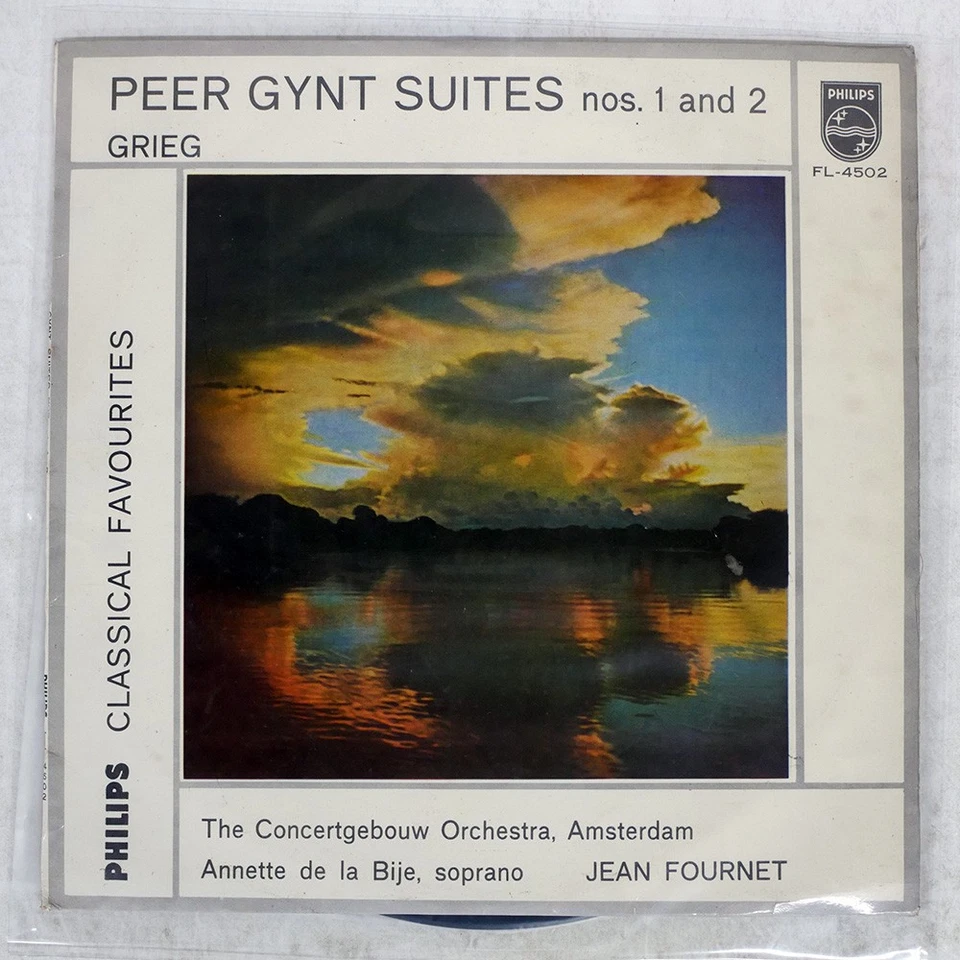 FOURNET GRIEG/PEER GYNT-SUITE NO,1 OP.46 PHILIPS FL4502 Japan VINYL 10 Foto 1 de 1