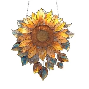 2x(Arappendiabiti da parete acrilico girasole, decorazione piante girasole, porta/finestrab7190 - Foto 1 di 9