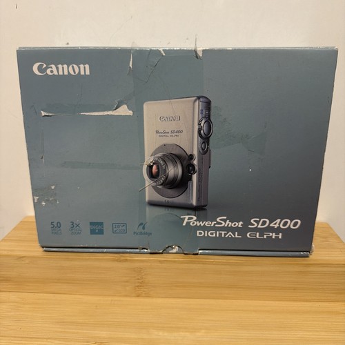 Canon PowerShot Digital ELPH SD400 / Batteries Charger SD Card Manual ...