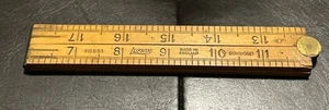 Lufkin Boxwood Ruler No. 651 Folding Made In England 2 Foot - Picture 1 of 8