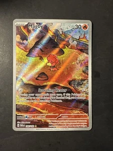 Pokémon SV Paradox Rift Magby 186/182 2023 arte completo ilustración rara holograma SIR - Imagen 1 de 6