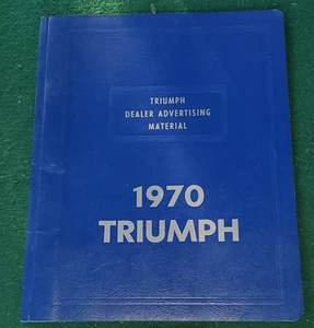 Material publicitario original del concesionario para Triumph Cars 1970 MUY RARO - Imagen 1 de 4