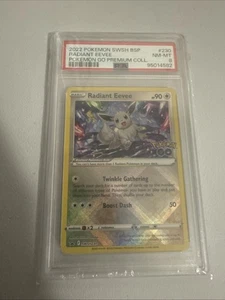 Shining Eevee Pokemon Card PSA8 And Japanese Squirrel Reverse Holo PSA9 - Picture 1 of 5