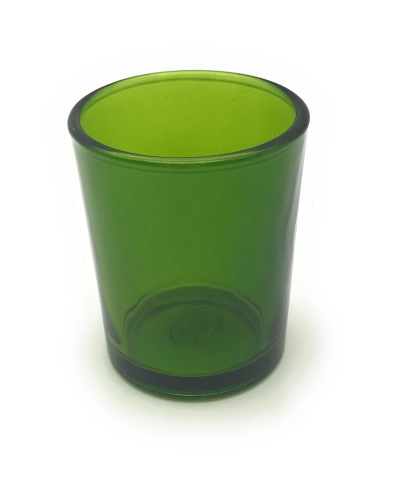 Tazas de vidrio de colores para velas votivas y tealight Foto 1 de 1