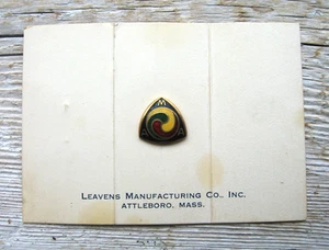 Old Enamel AMA American Motorcycle Association Pin Leavens Mfg Co Attleboro MA - Picture 1 of 5