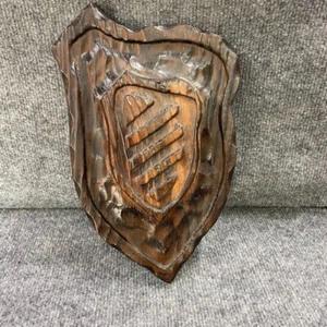 Vintage Spanish Shield Coat of Arms Gothic Renaissance Home Decor - Picture 1 of 6