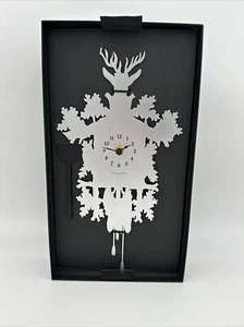 Diamantini & Domeniconi 373 Cuco Mignon Metal Wall Clock Lufthansa Schwarzwald - Picture 1 of 12
