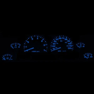 New Blue LED kit Light Bulbs Gauge Cluster For ZJ Jeep Grand Cherokee 1993-1998 - Picture 1 of 6