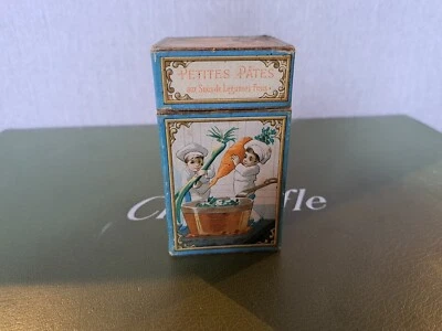 TRES BELLE BOITE PUBLICITAIRE EN CARTON " LES PATES BRUSSONS JEUNE " - Photo 1/4