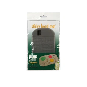 BeadSmith® Sticky Surface Bead Mat 5.5x3.25 INCH Leaves No Residue - Picture 1 of 1