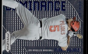 2012 Prizm Dominance #09 Albert Pujols Excellent