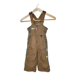 Obermeyer Boys Indy Bib Snow Suit SpongeBob I Grow Preschool Size 4 Brown - Picture 1 of 15