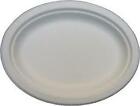 7.5" X 10" Oval Biodegradable Paper Plates 500 Count