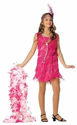 Costume Culture Roaring 20s Flapper Pink Dress Childrens Halloween Costume 49726 - Image 1 of 3