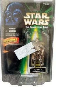 Star Wars C-3PO Droid Actionfigur POTF Power Force Orange Red Card Kenner - Bild 1 von 2