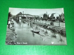 Cartolina Berra ( Ferrara ) - Via Piave e Canale 1963 - Picture 1 of 1