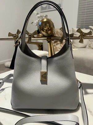 Nuevo Bolso Bandolera Kate Spade New York Deco Mediano Cuero Guijarro Piedra Nuevo con Etiquetas $348 Foto 1 de 4