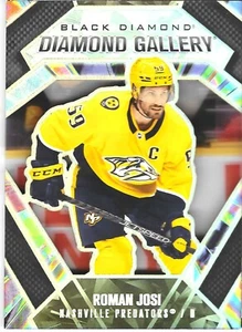 2022-23 Upper Deck Black Diamond Roman Josi Diamond Gallery Clear Cut Nashville - Bild 1 von 1