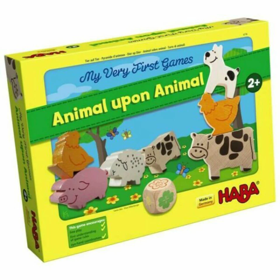 Haba Games My Very First Games Animal Upon Animal Stacking Game 1 to 4 Players - Image 1 of 1