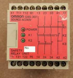 Rele seguridad Omron G9S 301 G9S-301 AC240V - Imagen 1 de 2