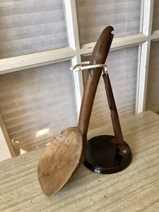 19th Century Native American Eagle Effigy Carved Tiger Maple Scoop, Ladle - Picture 1 of 10