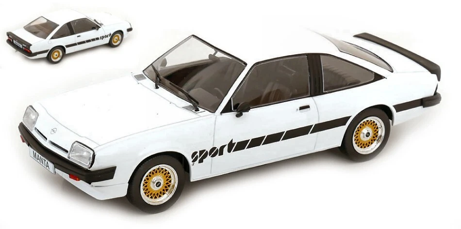 Diecast Road Vehicles Scale 1:18 Opel Manta B Sport White - Image 1 of 1