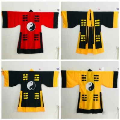 Wudang Taoísta Shaolin Batas Largas Kung Fu Tai Chi Artes Marciales Traje Ropa Foto 1 de 4