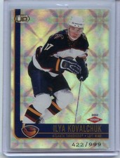 2001-02 Pacific Heads Up #103 Ilya Kovalchuk RC 422/999