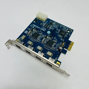 FWBX2-PCIE1XE220 PCI 4-Port Dual Channel Computer Rev 1.2.1 Firewire-B Card - Picture 1 of 9