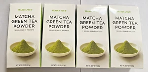 4 Packs of Trader Joe's Matcha Green Tea Powder 7 Single Bags 0.37 oz Each X 4 - Picture 1 of 1
