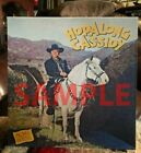 Hopalong Cassidy Boxtop Repro Tabletop Display Standee 8 1/4 X 8 1/4"