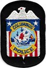 US Capital City COLUMBUS - OHIO 70er RARITÄT ! Polizei Abzeichen US Police Patch