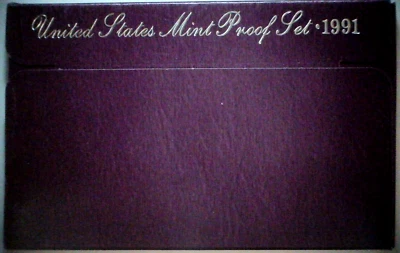 1991-S US Proof Mint Set 5 Coins CLAD 24sct00401-2 - Image 1 of 4