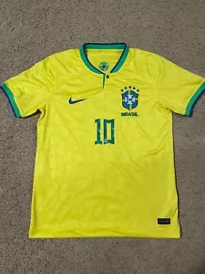 Neymar Jr #10 Brazil Nike 2022 World Cup jersey *FREE SHIPPING* - Picture 1 of 4
