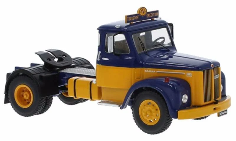 SCANIA 110 Super - 1953 - yellow / blue - IXO 1:43 - Immagine 1 di 4