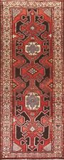 Geometric Traditional 10 ft. Runner Vintage Rug 4x10 Wool Hand-knotted Carpet