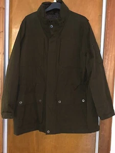 M&S Jacke wasserdicht "Stormwear" Reißverschluss Baumwollmischung XXXL Ch 50-52" oliv neu mit Etikett - Bild 1 von 2