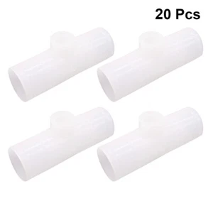 20 pezzi raccordo tubo a T tubi acqua forniture agricole pollame automatico - Foto 1 di 10