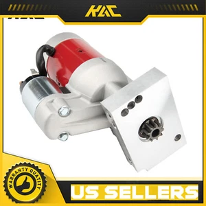 4Hp High Torque Mini Starter Red For Chevy SBC 350 BBC 454 10" 153T 11" 168T - Picture 1 of 12