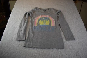 Hurley Youth Girl's 2-pack Long Sleeve Shirt 2 pack Blue Tye-dye/gray size 7/8 - Picture 1 of 6