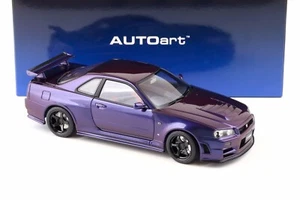 2002 Nissan Nismo R34 GT-R Z-TUNE RHD MIDNIGHT PURPLE 1:18 SCALE BY AUTOART - Bild 1 von 15