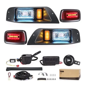 Kit de luces para carro de golf para calle legal kit de faros para carro de golf compatible con EZGO - Imagen 1 de 13