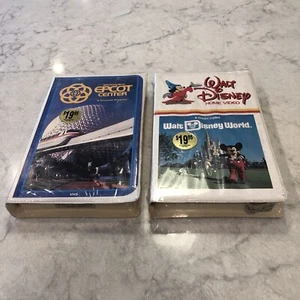 RARE Vintage Sealed Walt Disney World 1981 and Epcot Center 1983 VHS Videotapes - Picture 1 of 20