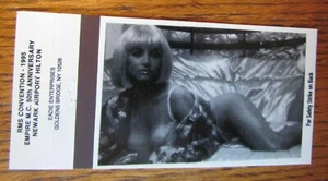 GIRLIE LIVE MODEL: 1995 NEWARK NEW JERSEY MATCHBOOK MATCHCOVER -F12 - Bild 1 von 1